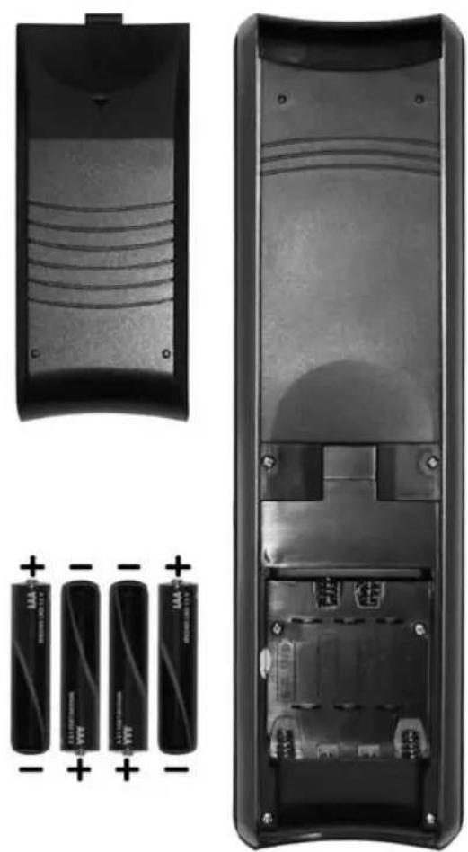 SILVERCREST URC 801 - De batterijen plaatsen - 1