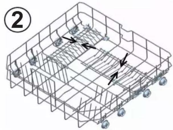 PANASONIC NP-B6V2FIDE - Lower basket Folding racks - 2