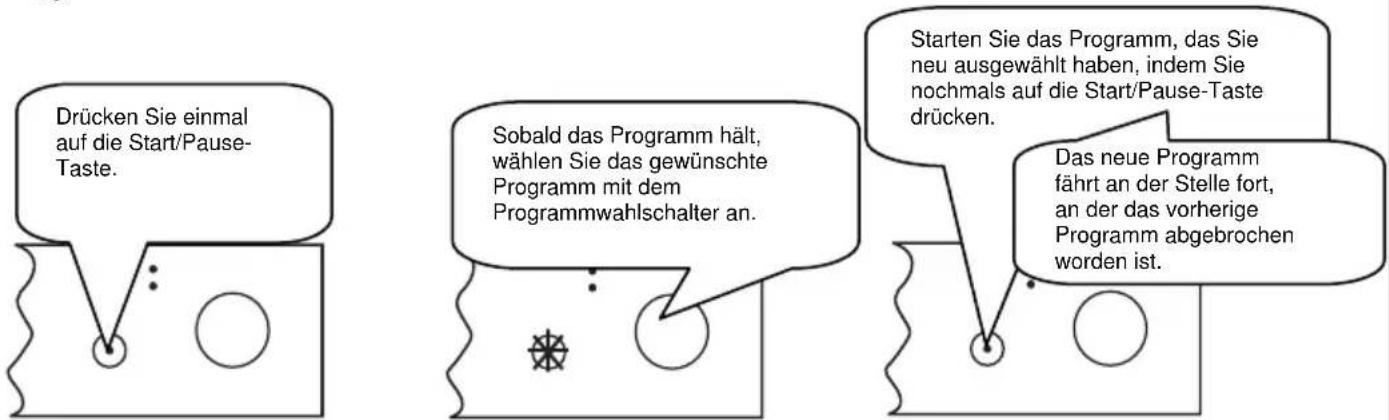 Luxor GSS 1343 LUX A+ - Ein Programm ändern - 1