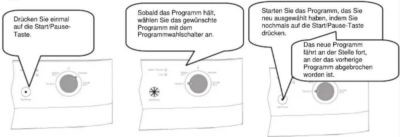 Luxor GSS 1343 LUX-A - Ein Programm ändern - 1