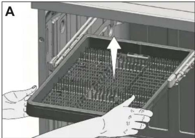 GRUNDIG GHV 41821 - Tray Wash-Stützen - 3