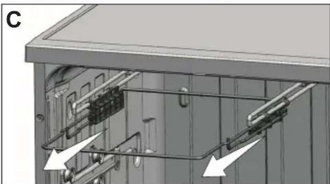 GRUNDIG GHV 41821 - Tray Wash-Stützen - 5