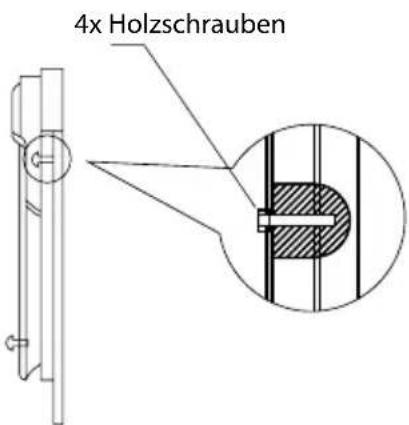 4x Holzschrauben
