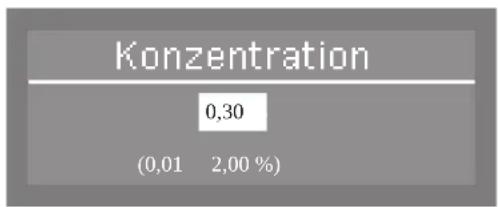 MIELE PG 8055 U Speed - Konzentration ein- stellen DOS - 1