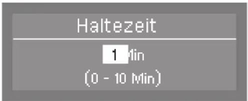MIELE PG 8055 U Speed - Haltezeit - 1