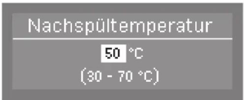 MIELE PG 8055 U Speed - Nachspültemperatur - 1