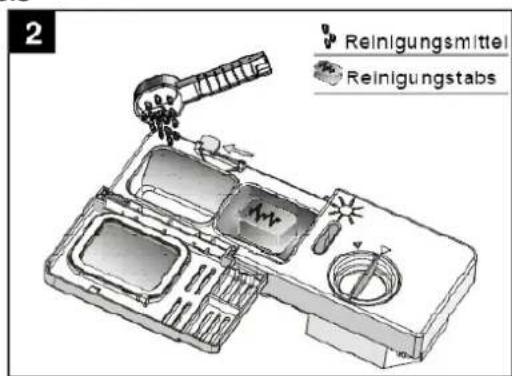 2 Reinigungsmittel Reinigungstabs