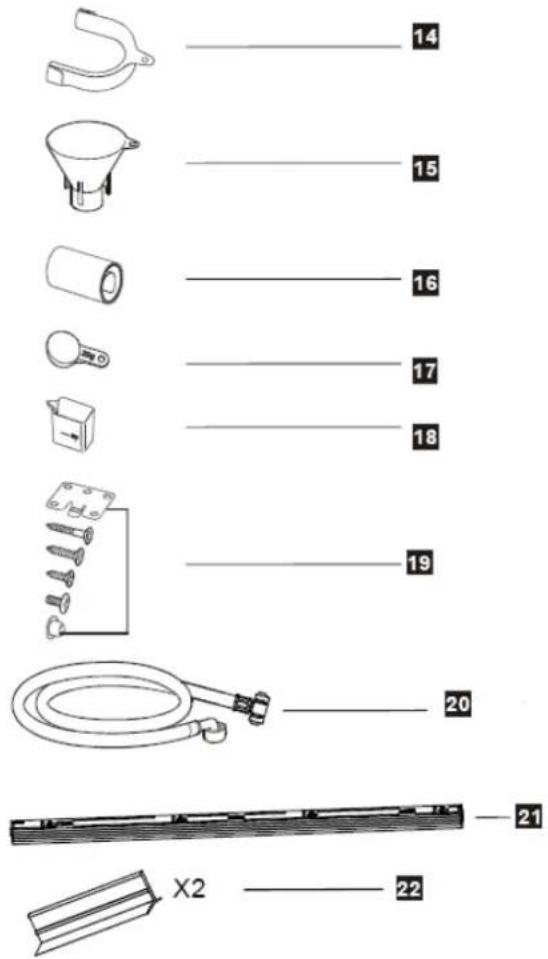 Exquisit EGSP9.3 E/B - Lieferumfang - 1