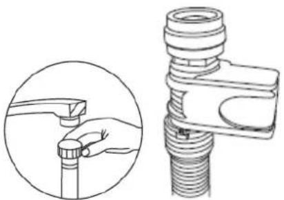 Exquisit EGSP312- E/B - DE Wasseranschluss Kaltwasser - 1