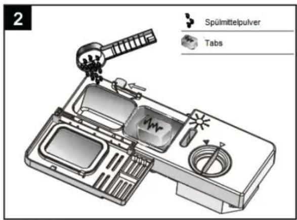 Exquisit EGSP2190E - Spülmittelbehälter - 2