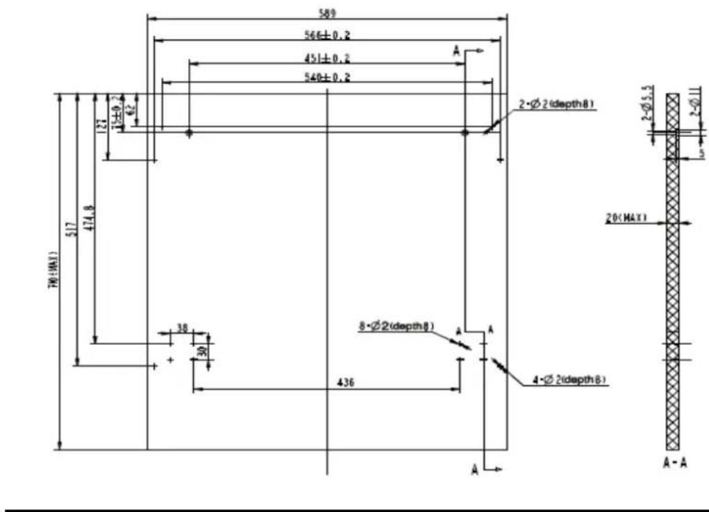 Exquisit EGSP1312E - Dekorplatte – Abmessungen und Installation - 2
