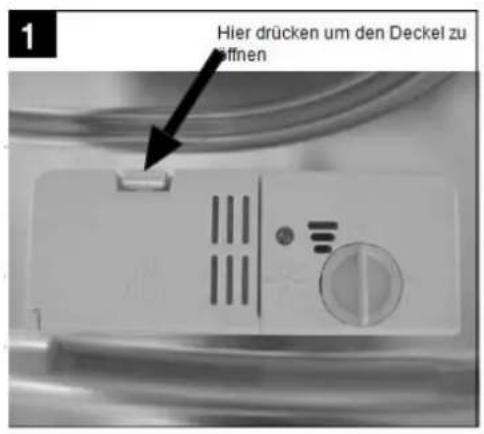 Exquisit EGSP1312E - Spülmittelbehälter - 1