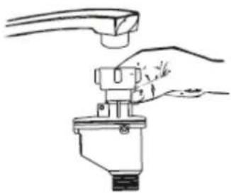 Exquisit EGSP1309 E/B - Wasseranschlüsse Kaltwasser - 1