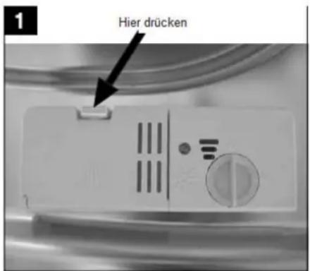 Exquisit EGSP13.1 E/B - Spülmittelbehälter - 1