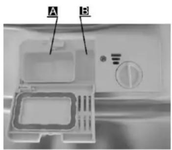 Exquisit EGSP1212 E/B - Geschirrspülmittel einfüllen - 1