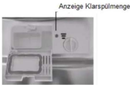 Exquisit EGSP1212 E/B - Nachfüllen des Klarspülers - 1