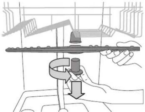 PRIVILEG RSBC 3B19 X - CLEANING THE SPRAY ARMS - 1