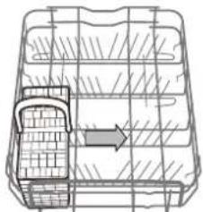 PRIVILEG RSBC 3B19 X - CUTLERY BASKET - 2