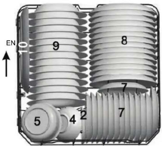 Nabo GSV 1450 - Unterer Geschirrkorb: - 1
