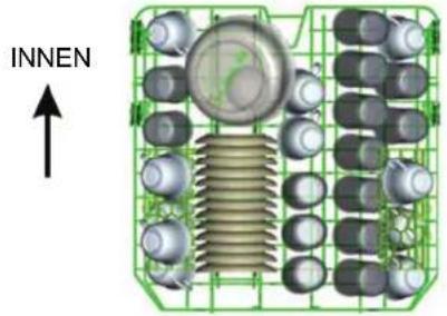 Nabo GSV 1450 - Füllen des oberen Korbs - 1