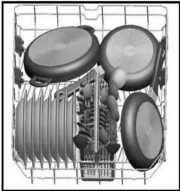 OK ODW 60012 FS A1 - Die Höheneinstellung für den oberen Geschirrkorb - 2