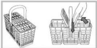 HOTPOINT LSFA+ 935 EU/HA - Корзинка для столовых приборов - 1
