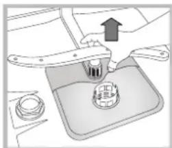 HOTPOINT LSFA+ 935 EU/HA - Чистка оросителей - 2