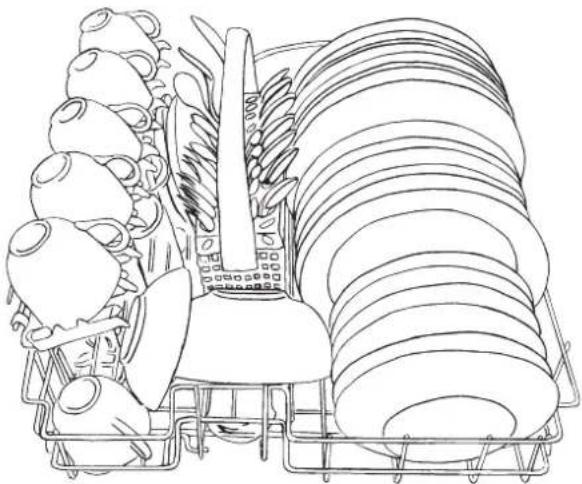 JUNO JSV5520 - Spül- und Besteckkorb - 1