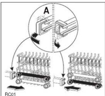 JUNO JSV3540 - Höhenverstellung des oberen Korbes - 3