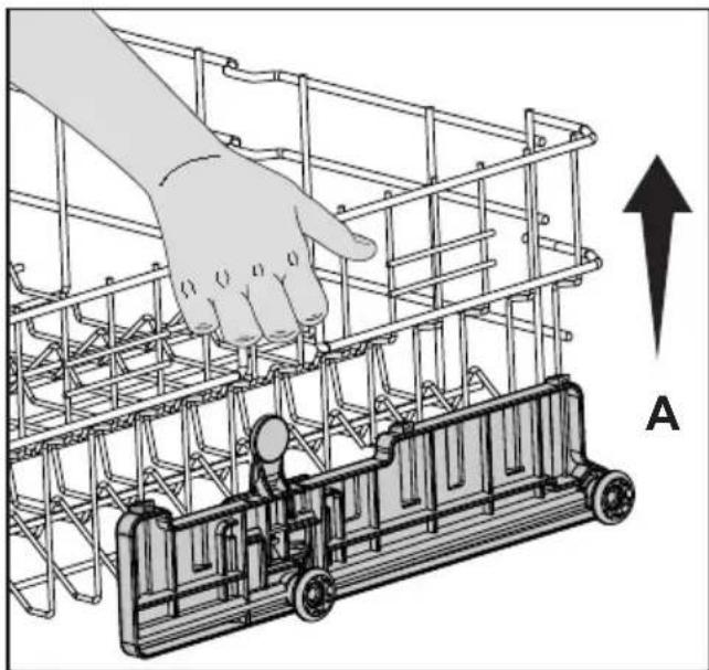 BLOMBERG GIN 9582 XB7 - Oberer Geschirrkorb mit variabler Höhenverstellung (abhängig vom Modell) - 1