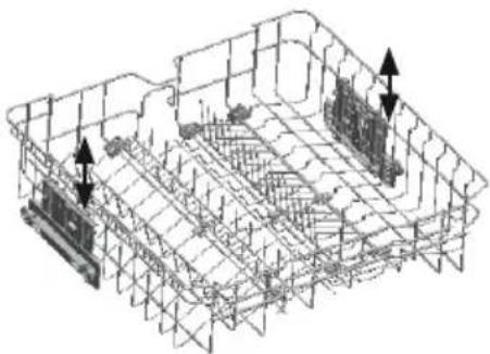 KKT Kolbe GSI62ED - Einstellung der Oberkorbposition - 1