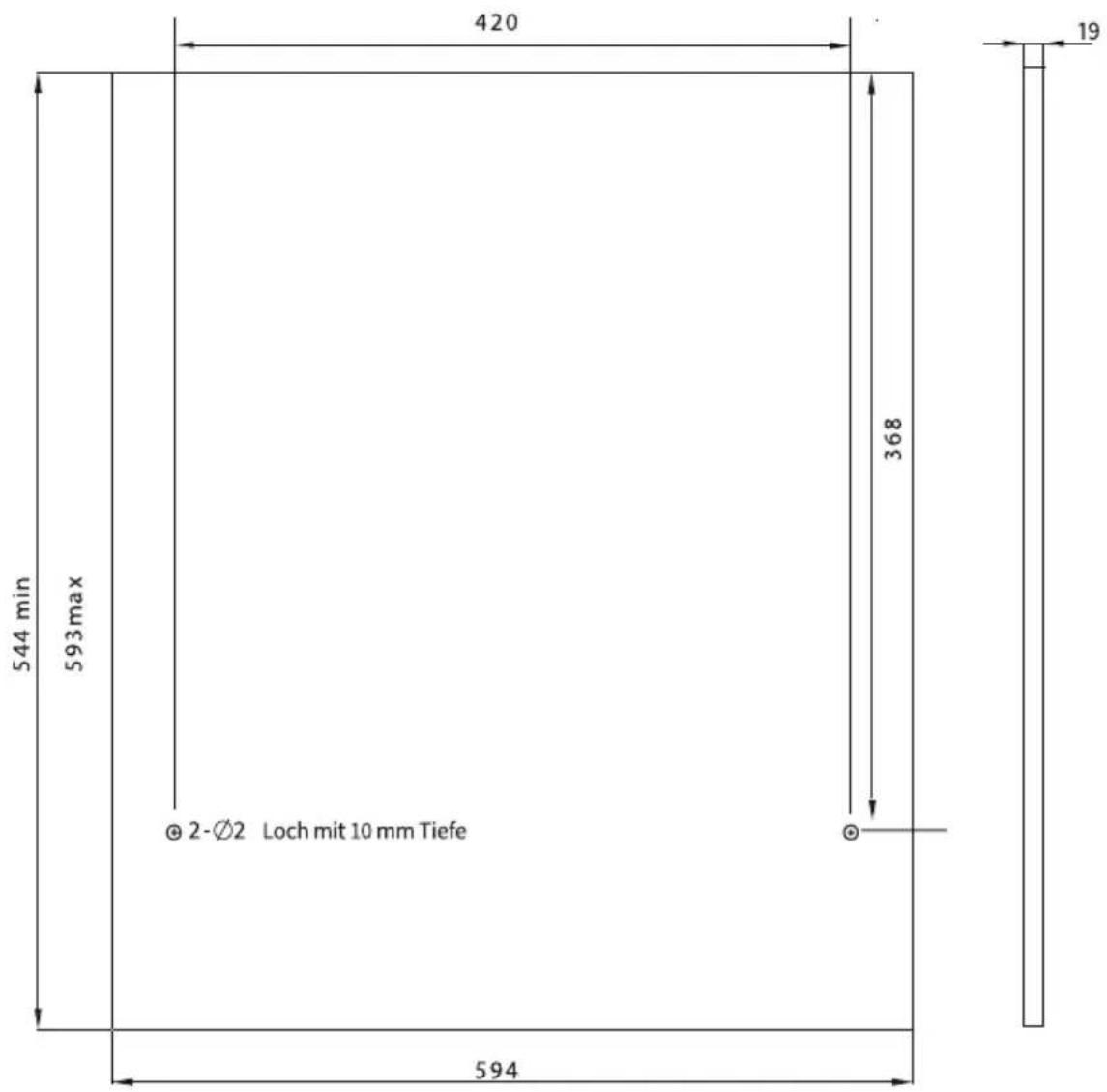 KKT Kolbe GSI62ED - Installationsschritte - 1