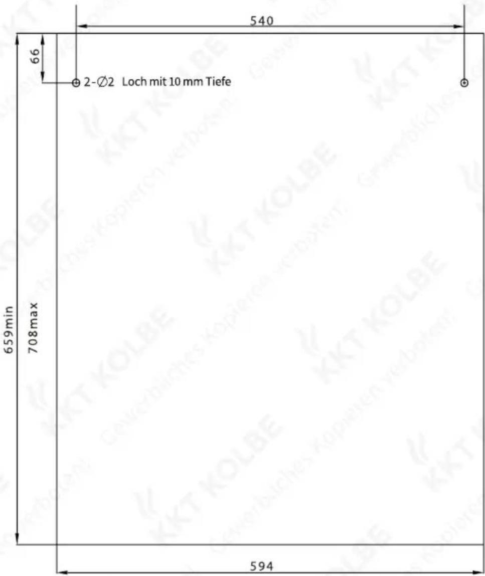 KKT Kolbe GS61.2VI - Installationsschritte - 1