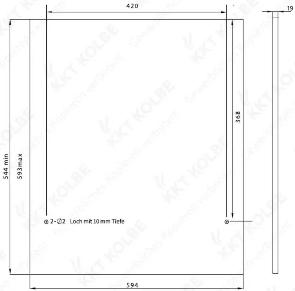KKT Kolbe GSI61ED - Installationsschritte - 1