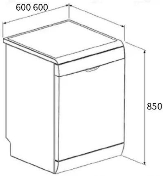KKT Kolbe GS6006W - Paketabmessungen: - 1