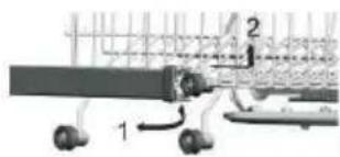 KKT Kolbe GS6006W - Einstellung der Oberkorbposition - 1