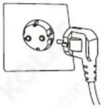 KKT Kolbe GS6006W - Die Netzsteckdose muss auch nach der Installation des Gerätes zugänglich sein. - 1