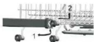 KKT Kolbe GS6012ED - Einstellung der Oberkorbposition - 1