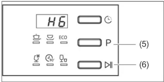 Hanseatic WQP6-3602E - Wasserhärtegrad einstellen - 1