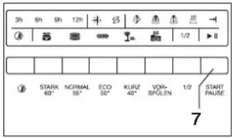 Hanseatic WQP12-9227D - Programm wechseln - 1