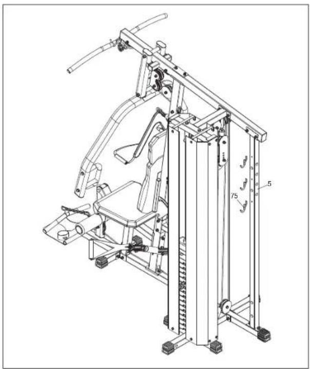 Horizon Fitness Torus - ASSEMBLY STEP 27 - 1