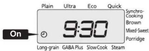Tiger JKT-S10S - Display the time setting mode. - 2