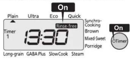 Tiger JKT-S10S - When cooking rinse-free rice - 1