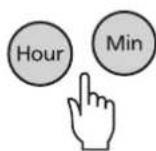 Tiger JKT-S10S - Press the [Hour] and [Min] keys to set the desired steaming time. - 1