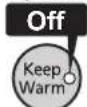 Tiger JKT-S10S - Press the [↑] key to select the desired menu. - 3