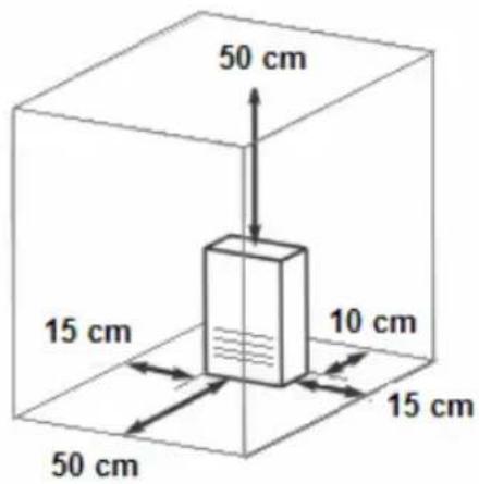 50 cm 15 cm 10 cm 15 cm 50 cm
