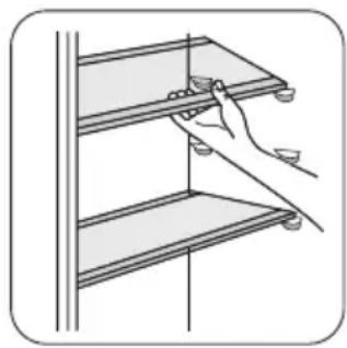 ZANKER KBA14401DK - Verstellbare Ablagen - 1