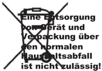 ORANIER RKS 1 - Hinweise zur Entsorgung - 1