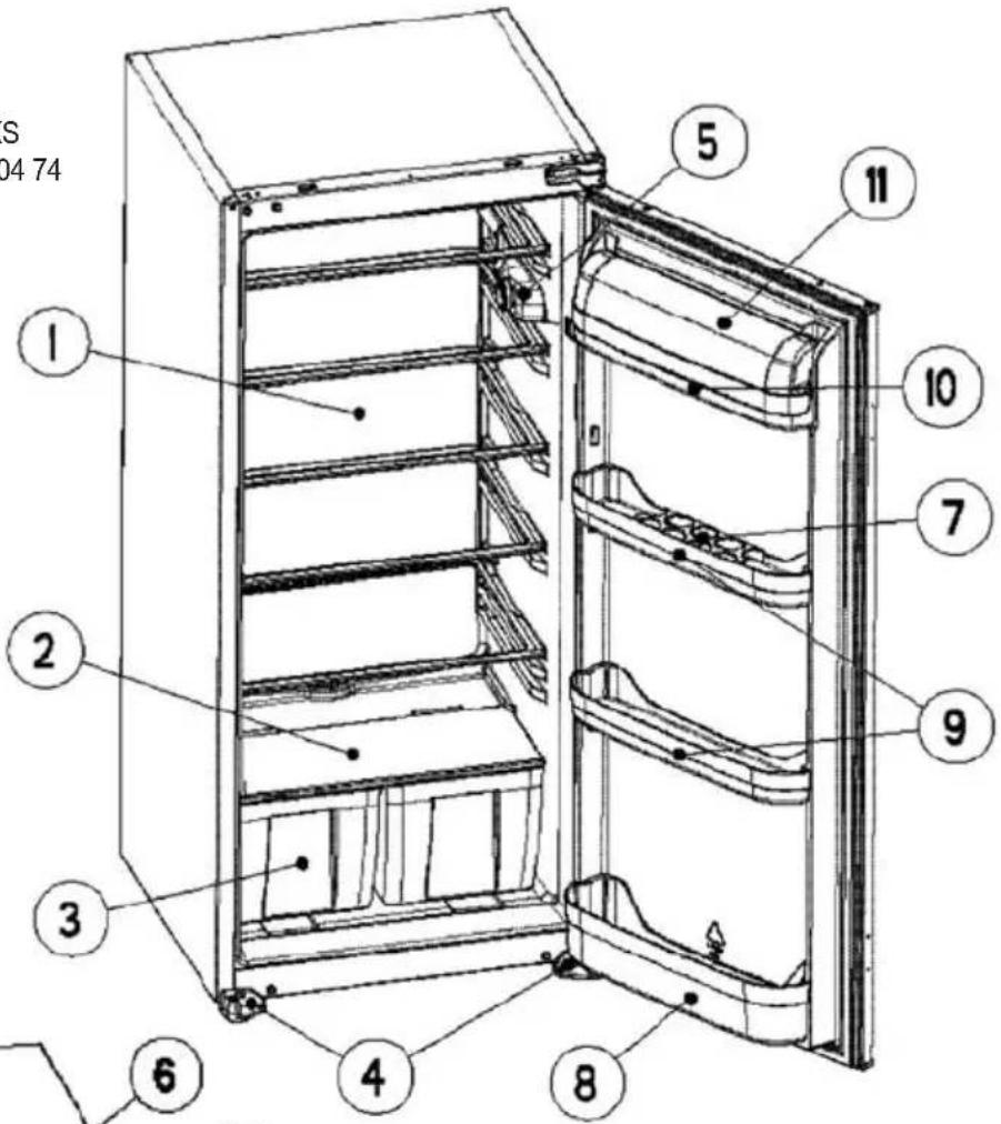 ORANIER EKS 2802 - Legende: - 1