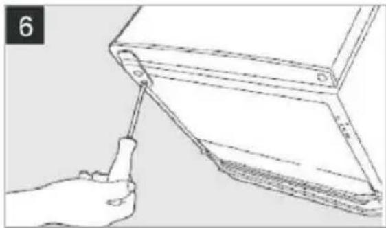 Nabo KT 2401 - Wechsel des Türanschlages - 4